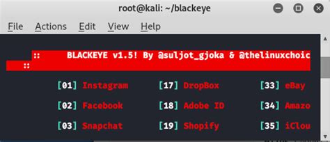 BLACKEYE – Open Source LAN Phishing Tool for Penetration .